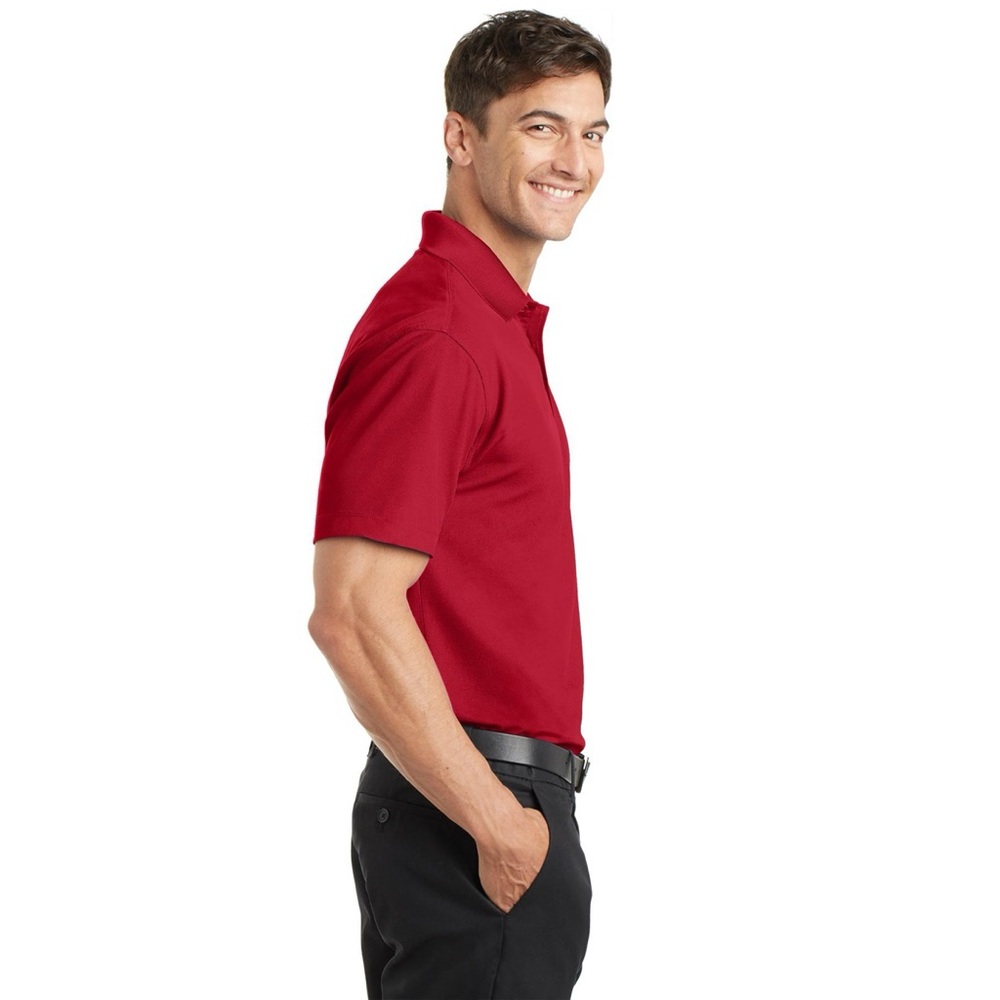 Men’s Port Authority Polo Shirt, Size XL, Red - Picture 4 of 13